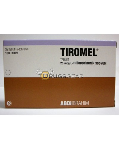 Tiromel (T3) 100 tabs 25 mcg per tab